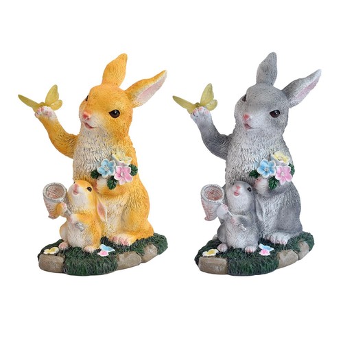 Statue lapin jardin avec - jardin,