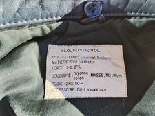 blouson de vol aviateur authentique. 