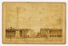 Cabinet Card - PARIS (Obélisque de Louxor) Antique Found Photo 1880s France
