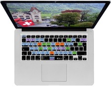 KB Couvercle De Clavier Raccourcis Suisse Protection Pour Mac-OS MacBook Pro Air
