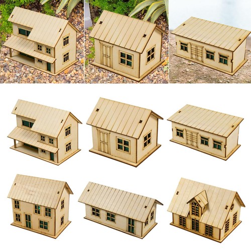 Maison miniature bois 64 - maison, 1/64