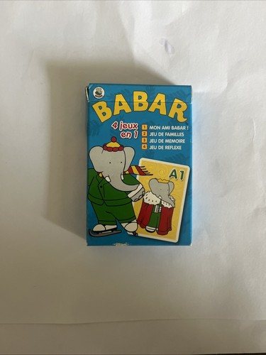 Jeu cartes babar jeux - babar, 4