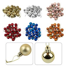 Pack de 24 ornements de boule de Noël rose décorations d'arbre pour fête et m