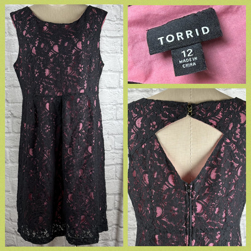 Torrid dentelle robe taille - torrid, 12