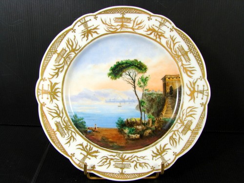 Assiette porcelaine paris - paris, 19