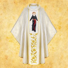 Chasuble brodée "Saint Maria de Matias"