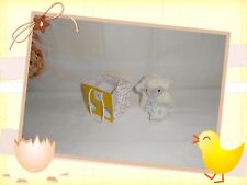 ♥ - Doudou Peluche Mouton  Blanc Gris Sac Kdo Oh Studio ! Doudou et Compagnie