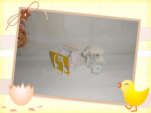Doudou peluche mouton - ♥,