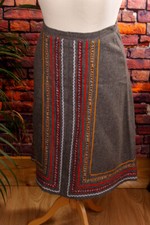 Jupe En Laine Vintage Années