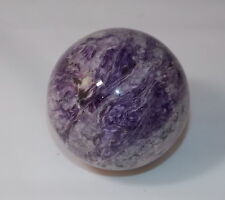 Ural Russe Violet Charoïte Orb Sphère Psychic Energy Guérison Pierre 298gr 60mm