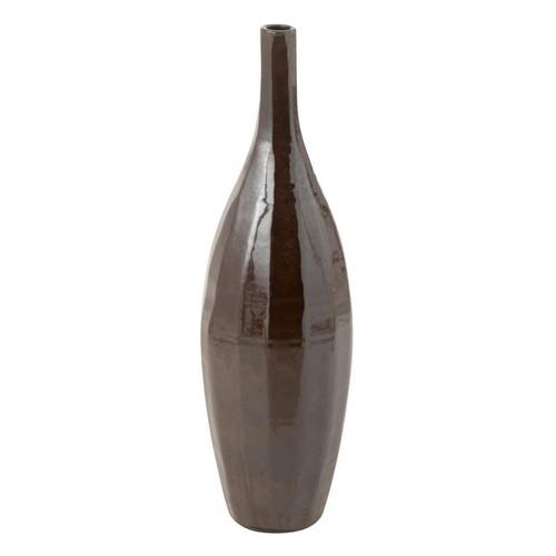 Vase bouteille terre cuite - vase, en