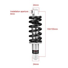 Amortisseur arrière vélo à