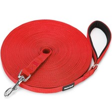 Longe pour Chien Laisse de Dressage pour Chien Longue Sangle en Nylon Mains L...
