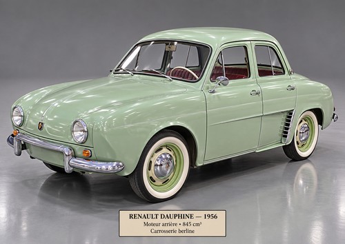 Photo renault dauphine 1956 - renault,