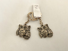 2 porte Clef tête Tigre Esso