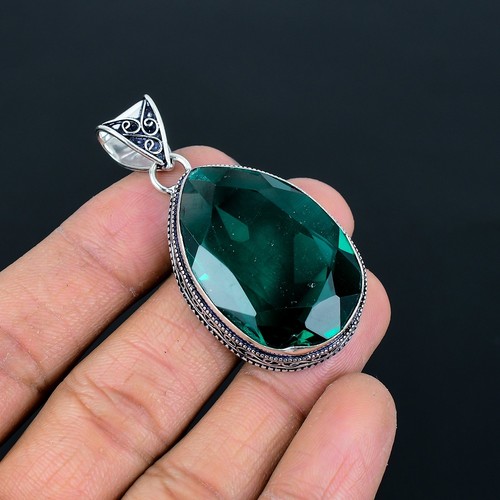Pendentif vintage argent - en,