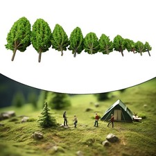 10PCS Arbres Modèle Train