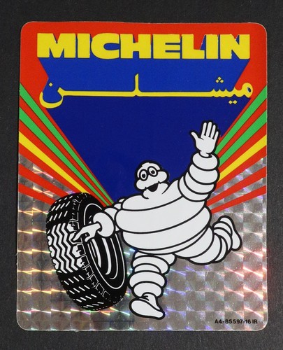 Autocollant michelin bibendum - autocollant,