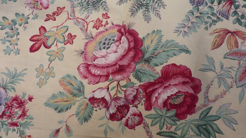 Ancien tissu vintage french - tissu,