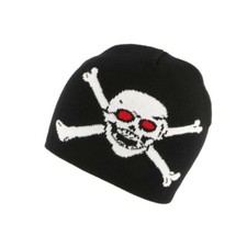 Bonnet Biker Noir Pirate Yeux