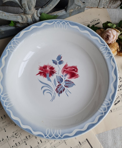 Ancien plat rond - plat, juliette