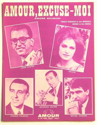 Partition vintage sheet - , music