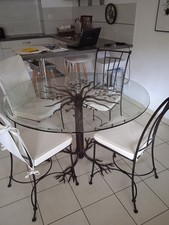 Table ronde manger - à,