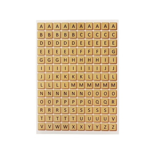 Gommettes lettres de - gommettes,
