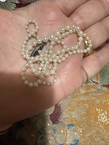 Collier ancien perles de - de,