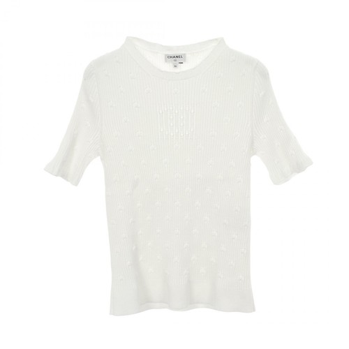 Pull tricoté côtelé - , chanel
