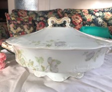LEGUMIER SOUPIERE PORCELAINE DE LIMOGES "HAVILAND"