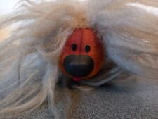 Vintage POLLUX Chien Le Manège Enchanté 18 Cm Peluche Technigom ORTF