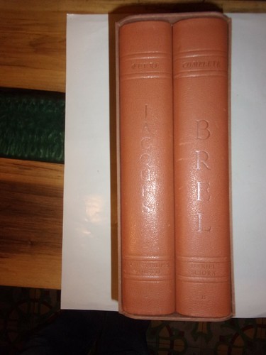 Coffret volumes jacques brel - volumes,