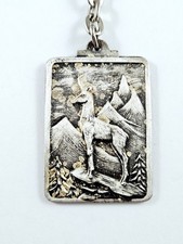 PORTE-CLES - Gravure CHAMOIS