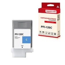 Cartouche Canon PFI-120c Cyan compatible x1 NOPAN-INK