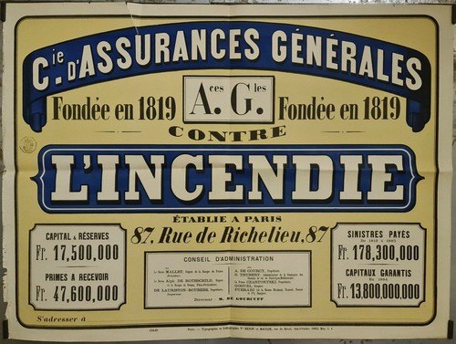 Cie assurances générales - cie,