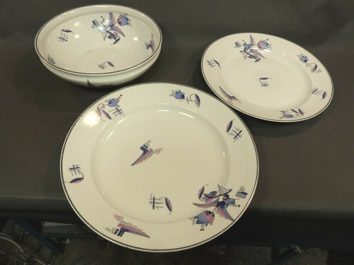 Lot anciens plats - de, de