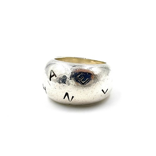 Bague bracelet dôme - , logo