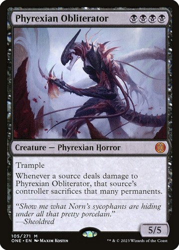 Phyrexian obliterator - phyrexian,