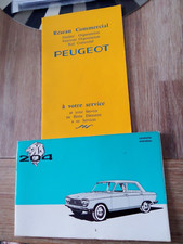 REVUE TECHNIQUE/ Conduite d'entretien peugeot 204 + livret réseau commercial