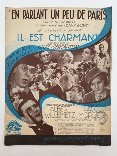 Partition affiche 1932 - 1932., en