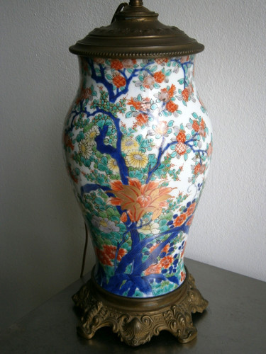 Vase monté lampe pétrole - monté,