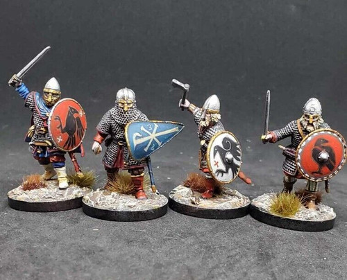 28mm varangian hearthguards - x4,