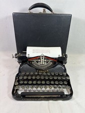 Machine à écrire Corona Modèle 4 Portable De 1925 Fonctionne + Ruban Neuf