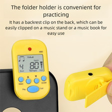 Métronome Numérique Clip On avec Plage de Tempo 30 à 280 BPM pour Pratique de