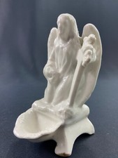 Bénitier de table en porcelaine Vieux Paris début XIXe