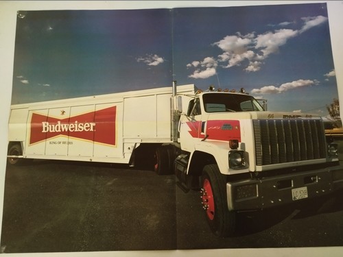 Poster camion budweiser - b)poster,
