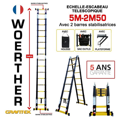 Escabeau-échelle