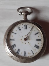 Ancienne montre A Gousset  cylindre 10 Rubis
