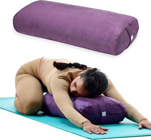 Yoga bolster pillow - yoga,